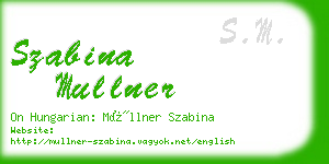 szabina mullner business card